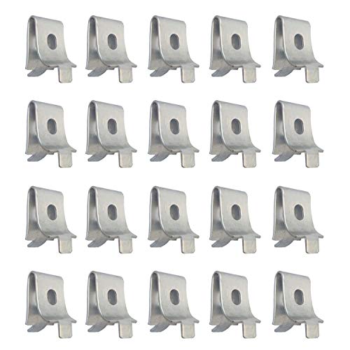 Regalbodenträger, Regalhalterungen aus Aluminiumlegierung, verstellbar, 20 Stück, silberfarben Regalbodenträger, Regalhalterungen aus Aluminiumlegierung, verstellbar, 20 Stück, silberfarben von lasenersm