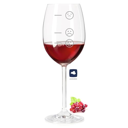 laser-diele Leonardo Weinglas mit Gravur als Geburtstagsgeschenk – Geschenke für Frauen – Lustiges Geschenk – Stimmungsglas – Rotwein – Smiley laser-diele Leonardo Weinglas mit Gravur als Geburtstagsgeschenk – Geschenke für Frauen – Lustiges Geschenk – Stimmungsglas – Rotwein – Smiley von laser-diele
