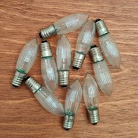 E10 Led Lampen Für Schwibbögen Und Weihnachtsdekoration | Spitzkertze Glühbirne von lasererz