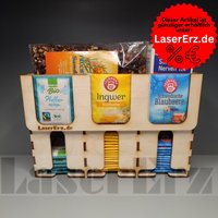 Tee Beutel Spender/Aufbewahrungs Box Holz Tee Beutel Spender/Aufbewahrungs Box Holz von lasererz
