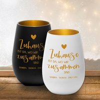 Windlicht Personalisiert - Geschenk Zum Einzug Und Weihnachten Mit Gravur Geschenke Für Paare & Freunde Neues Zuhause Idee von laserheldenshop