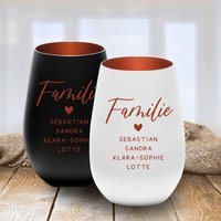 Personalisiertes Windlicht Weihnachten Für Die Familie/Mit Gravur Glas Weihnachtsgeschenk Mama Personalisiertes Windlicht Weihnachten Für Die Familie/Mit Gravur Glas Weihnachtsgeschenk Mama von laserheldenshop