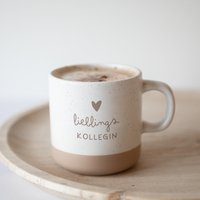 steingut Tasse Mit Gravur - Abschiedsgeschenk Kollegin Lieblingskollegin Kleines Weihnachtsgeschenk Mitarbeiter steingut Tasse Mit Gravur - Abschiedsgeschenk Kollegin Lieblingskollegin Kleines Weihnachtsgeschenk Mitarbeiter von laserheldenshop