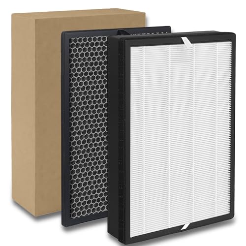 FY2420/30 FY2422/30 Filter Kompatibel mit Philips Luftreiniger AC2882, AC2887, AC2889 & AC3829, Serie 2000 und 3000 Ersatzfilter, inklusive 1 HEPA-Filter & 1 Aktivkohlefilter. von lasesasies