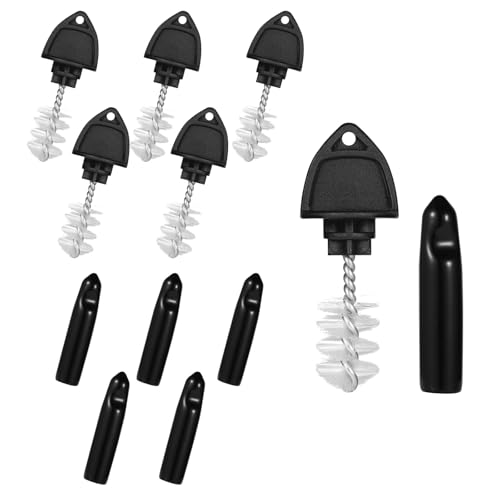 12st Bürste für Bierzapfhähne & Bierzapfhahn Abdeckung, Beer Tap Plug Brush Bierhahnstopfen Bierhahnkappe Kunststoff Bierfass Zapfhahnstopfen Stopfen für Restaurant Zuhause Party Bar von lasuroa