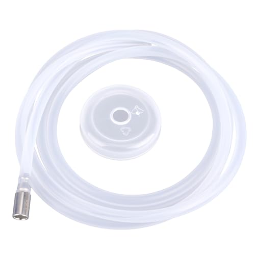 lasuroa 2m Wasserpumpenschlauch, Lebensmittelechtes Silikonschlauch Edelstahl Senkkopf für 5 Gallonen Eimer für Automatische Trinkwasserpumpen am Schreibtisch lasuroa 2m Wasserpumpenschlauch, Lebensmittelechtes Silikonschlauch Edelstahl Senkkopf für 5 Gallonen Eimer für Automatische Trinkwasserpumpen am Schreibtisch von lasuroa