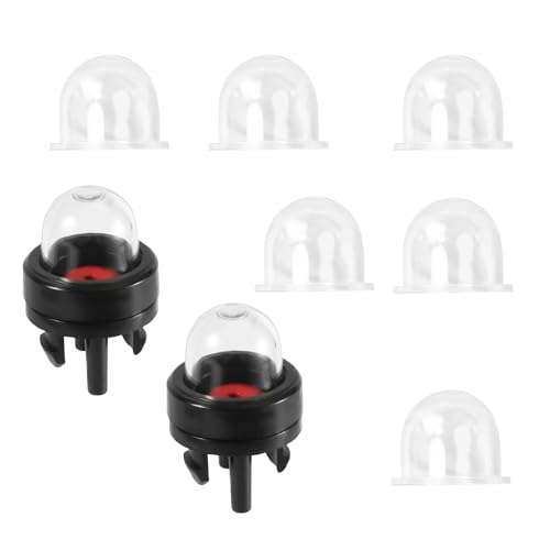 lasuroa 2pcs Einrastbare Primer-Ballons-Pumpe & 6stk Vergaser Pumpenball Ersatzteile, für Walbro 188-512-1 WT-23A Poulan Echo Craftsman Homelite Kettensäge Gebläse & Trimmer von lasuroa