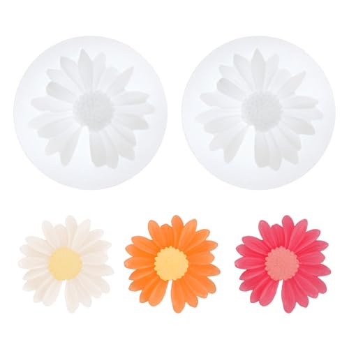 lasuroa 2stk Gänseblümchen-Silikonformen, Kerzenformen Gänseblümchen-Silikonform für 3D-Kerzenherstellung Butter Harz Ton Kunst Schokolade Fondant lasuroa 2stk Gänseblümchen-Silikonformen, Kerzenformen Gänseblümchen-Silikonform für 3D-Kerzenherstellung Butter Harz Ton Kunst Schokolade Fondant von lasuroa