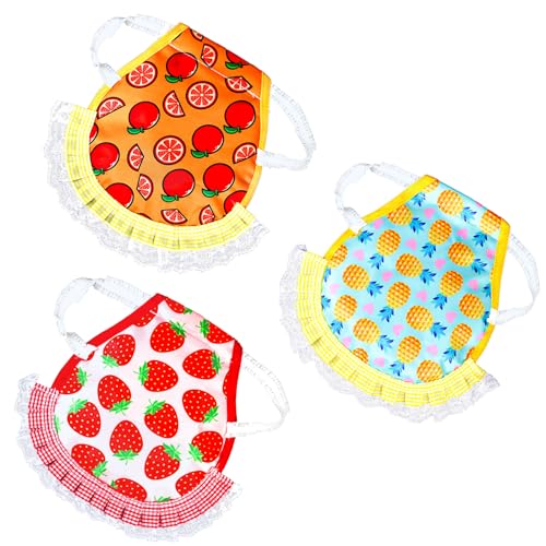 lasuroa 3st Hühnersattel Hühner zum Schutz, Wasserdicht Hühnerweste Hühner Jacke Bequem Hühnersattel Wasserdicht Kleidung für Geflügel Federschutz Fixierzubehör von lasuroa