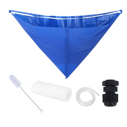 lasuroa 5 Teiliges Mini Split Reinigungsset, Wasserdichte PVC-Reinigungsabdeckung für Klimaanlagen mit Schlauch Bürste Handtuch AC-Wartungsset Passend für Systeme mit Einer Länge von 58-99 cm von lasuroa