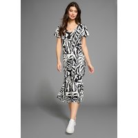 Laura Scott Sommerkleid, im auffälliger Zebra-Optik mit Flügel-Ärmeln Laura Scott Sommerkleid, im auffälliger Zebra-Optik mit Flügel-Ärmeln von laura scott
