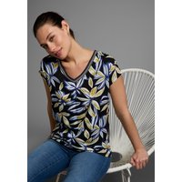 Laura Scott Shirtbluse, im modischen Mustermix - geblümt & gestreift von laura scott