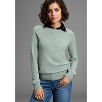 Laura Scott Strickpullover softer Übergangsstrick im Basic-Shape mit Rundhals-Ausschnitt Laura Scott Strickpullover softer Übergangsstrick im Basic-Shape mit Rundhals-Ausschnitt von laura scott