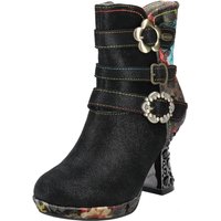 LAURA VITA High-Heel-Stiefelette "LAURA VITA Stiefelette Leder/Textil" von laura vita