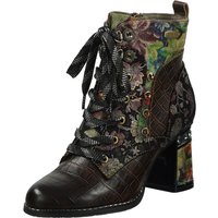 LAURA VITA Schnürstiefelette "LAURA VITA Stiefelette Leder/Textil" von laura vita