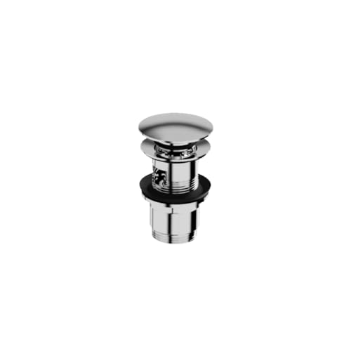 Lavita Orion Click-Clack pop up Ablaufventil mit Überlauf in Chrom Ablaufventil Waschbecken Waschbeckenstopfen Abfluss Abflussstopfen mit Überlauf für Waschtisch Lavita Orion Click-Clack pop up Ablaufventil mit Überlauf in Chrom Ablaufventil Waschbecken Waschbeckenstopfen Abfluss Abflussstopfen mit Überlauf für Waschtisch von lavita