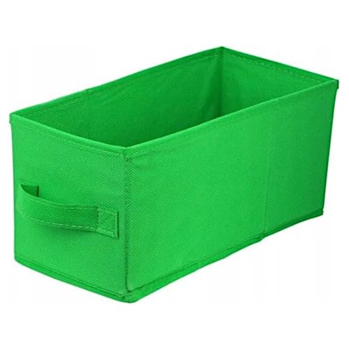 lavita Aufbewahrungsbox | faltbare Aufbewahrung Boxen 15 x 31 x 15 cm | Schubladen-Organizer Box| Ordnungssysteme für Kleidung | Kleideraufbewahrung & Organisation | Grün | 1 stück von lavita