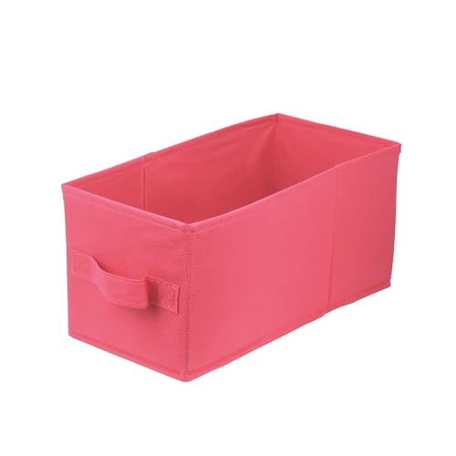 lavita Aufbewahrungsbox | faltbare Aufbewahrung Boxen 15 x 31 x 15 cm | Schubladen-Organizer Box| Ordnungssysteme für Kleidung | Kleideraufbewahrung & Organisation | dunkelpink | 1 stück von lavita