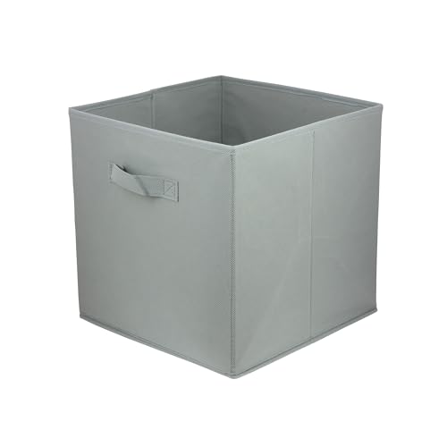 lavita Aufbewahrungsbox | faltbare Aufbewahrung Boxen 31 x 31 x 31 cm | Schubladen-Organizer Box| Ordnungssysteme für Kleidung | Kleideraufbewahrung & Organisation | hellgrau | 1 stück von lavita