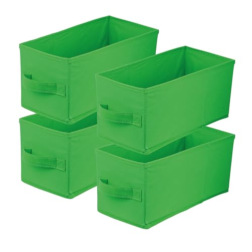 lavita Storage Box | Aufbewahrungsbox | faltbare Aufbewahrung Boxen 15 x 31 x 15 cm | Schubladen-Organizer Box| Ordnungssysteme fr Kleidung | Kleideraufbewahrung & Organisation | Grn | 4 stck von lavita