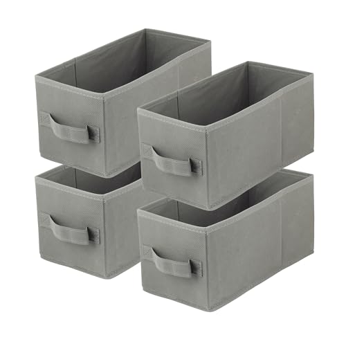 lavita Storage Box | Aufbewahrungsbox | faltbare Aufbewahrung Boxen 15x31x15 cm | Schubladen-Organizer Box| Ordnungssysteme fr Kleidung | Kleideraufbewahrung & Organisation | Dunkelgrau | 4 stck von lavita