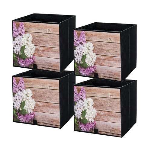 lavita Storage Box | faltbare Aufbewahrung Boxen 31 x 31 x 31 cm | Schubladen-Organizer Box| Ordnungssysteme fr Kleidung | Kleideraufbewahrung & Organisation | Garten | 4 stck von lavita
