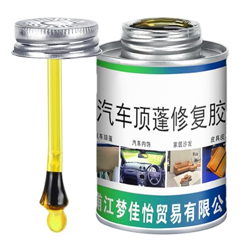 Reparaturkleber für Autodachfutter, 100 ml, Kleber für Dachhimmel, Dachhimmel, Autoklebstoff, Reparaturkleber für Dachgewebe, mit Pinsel Reparaturkleber für Autodachfutter, 100 ml, Kleber für Dachhimmel, Dachhimmel, Autoklebstoff, Reparaturkleber für Dachgewebe, mit Pinsel von laxreheye