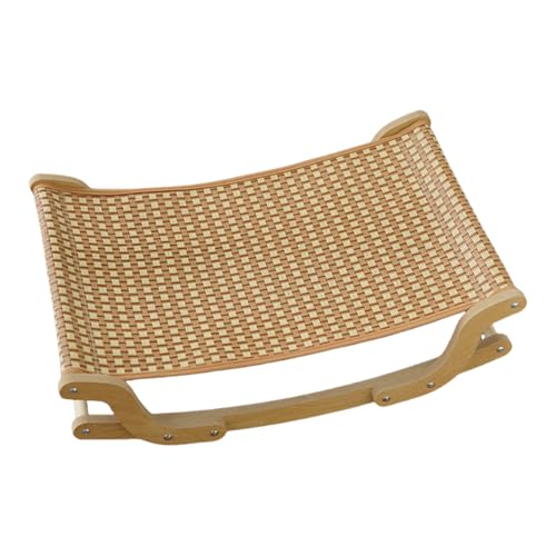laxreheye Katzen Hängesessel, Sisal Kratz Lounge Mit Bett, Haustierkühl-Liege Kitten Schaukelsofa für heiße Wohnung Haus Spiel Reise Outdoor Garten Innenbereich Balkon von laxreheye