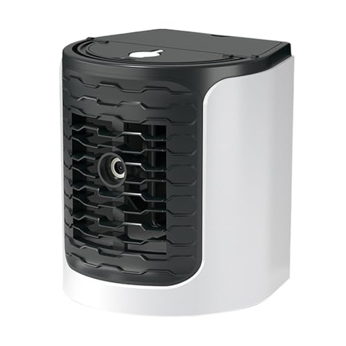 laxreheye Klimagerät Ventilator | Klimagerät Tischventilator - Aufladbarer mobiler Verdunstungskühler mit Wassertank für Camping, Auto, Schlafzimmer, Innenräume, Schreibtisch, Sommer und von laxreheye