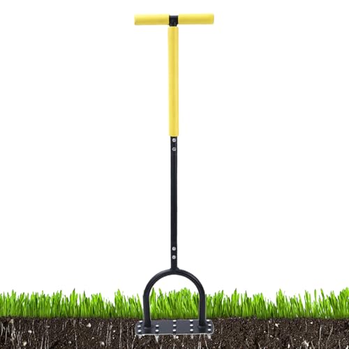 laxreheye Rasenbelüfter Werkzeug | Vertikutierer Mit Lüftungsspitzen & Ergonomischem T-Griff | Gartenbelüfter Mit Breiter Trittfläche Für Landschaftsbau, Landwirtschaft Und Bodenbearbeitung laxreheye Rasenbelüfter Werkzeug | Vertikutierer Mit Lüftungsspitzen & Ergonomischem T-Griff | Gartenbelüfter Mit Breiter Trittfläche Für Landschaftsbau, Landwirtschaft Und Bodenbearbeitung von laxreheye