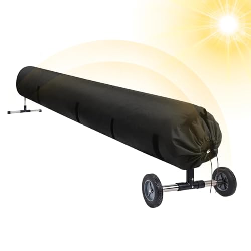 laxreheye Reel Solarabdeckung, Solarabdeckung für Pools, Poolabdeckung aus Oxford, Schutz für Lautsprecher, wasserdicht, für Innenbereich, Außenbereich, Patio, von laxreheye