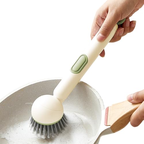 laxreheye Spülbürste Mit Seifenspender | Spülbürsten Mit Griff Für Geschirr Und Spüle,Reinigungsstab Mit Verstellbarem Spenderhalter Reinigungsgerät Für Haushaltsglas Töpfe Spüle Und laxreheye Spülbürste Mit Seifenspender | Spülbürsten Mit Griff Für Geschirr Und Spüle,Reinigungsstab Mit Verstellbarem Spenderhalter Reinigungsgerät Für Haushaltsglas Töpfe Spüle Und von laxreheye