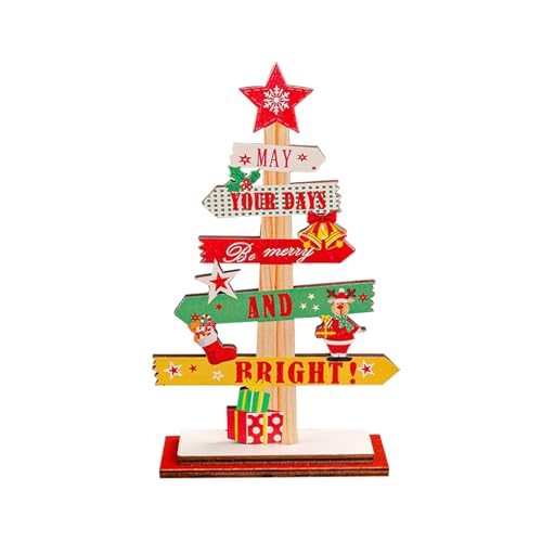 laxreheye Tischdekoration für Weihnachten | Tischdekoration aus Holz, Winterzentrum, Ornament für den Schreibtisch, saisonale Party, Haus von laxreheye