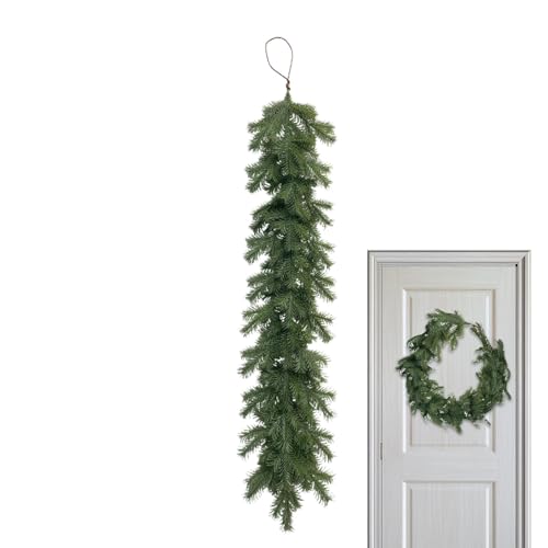 laxreheye Weihnachtskiefergirlande, realistische Tannengirlande, Weihnachtsgirlande aus Kiefernholz, künstliches Grün, für Urlaub, Weihnachtsdekoration, Mantel laxreheye Weihnachtskiefergirlande, realistische Tannengirlande, Weihnachtsgirlande aus Kiefernholz, künstliches Grün, für Urlaub, Weihnachtsdekoration, Mantel von laxreheye