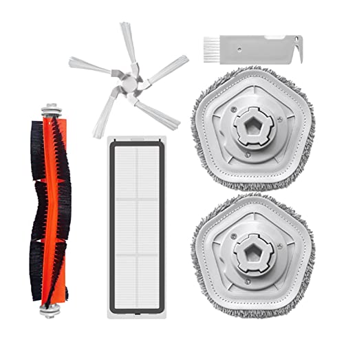 laxyy FüR Bot W10 W10 Pro Selbstreinigender Roboter Staubsauger und Wischmopp HauptseitenbüRste Hepa Filter Wischpads Teile von laxyy