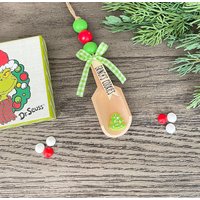 Grinch Kekse Kanister Schaufel Girlande, Dekor, Bauernhaus Weihnachtsgirlande, Abgestufte Tablett Girlande von lazydaisyfarmhouse