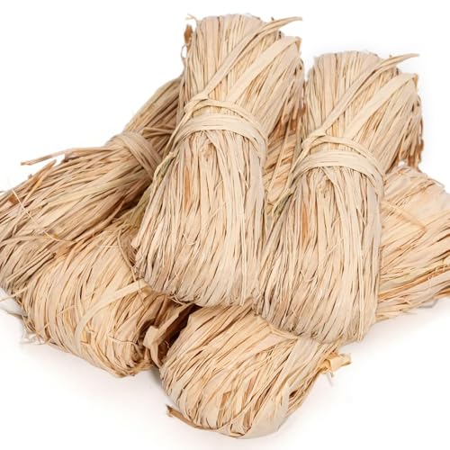 Bast Raffia Naturbast, 5 Stück Natürliches Bastband, 250g Bindebast Baststrohhalm für Floristen Garten Hochzeit Bast Raffia Naturbast, 5 Stück Natürliches Bastband, 250g Bindebast Baststrohhalm für Floristen Garten Hochzeit von lbxtswpl