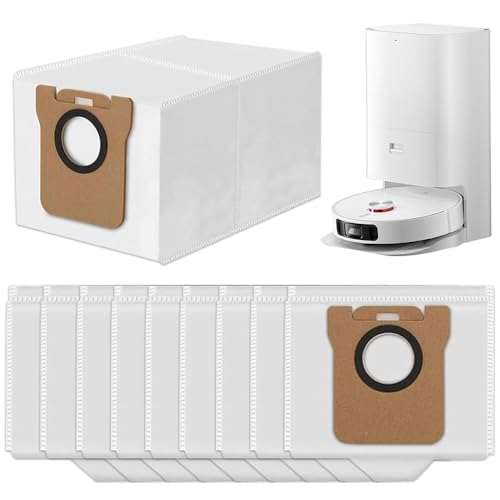Staubsaugerbeutel, 10 Stück, kompatibel mit Xiaomi X10+/X20+ und Dreame L10s Ultra/L20 Ultra/L10 Ultra Roboter-Staubsaugern, Staubbeutel Ersatzbeutel Zubehör-Set Ersatzteile Staubsaugerbeutel, 10 Stück, kompatibel mit Xiaomi X10+/X20+ und Dreame L10s Ultra/L20 Ultra/L10 Ultra Roboter-Staubsaugern, Staubbeutel Ersatzbeutel Zubehör-Set Ersatzteile von lbxtswpl