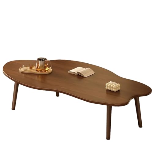 Couchtisch in Wolkenform, Robust und Langlebig, mit Stauraum, Leicht zu Montieren, Modern und Mid-Century Stil, aus MDF und Massivholz für Wohnzimmer, Büro und kleine Räume (Schwarznuss-Einzelwand) Couchtisch in Wolkenform, Robust und Langlebig, mit Stauraum, Leicht zu Montieren, Modern und Mid-Century Stil, aus MDF und Massivholz für Wohnzimmer, Büro und kleine Räume (Schwarznuss-Einzelwand) von lcvtos