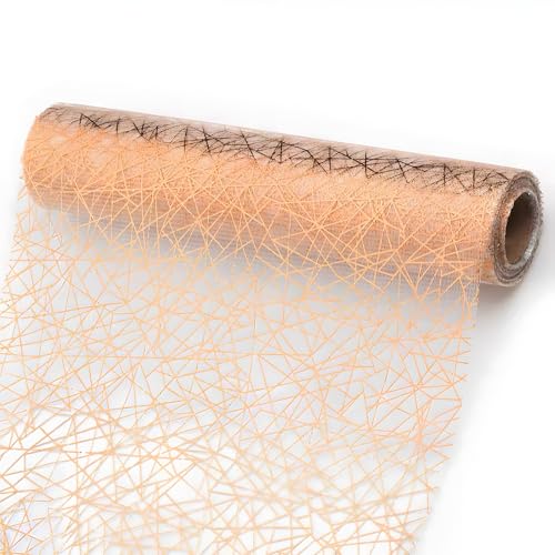 Tischläufer, Größen Erhältlich, Dünne Pailletten-Tischdecken, Rolle, Zum Dekorieren Von Esstischen, Hochzeiten, Geburtstagen (Roségold, 28cm*30m) von lcvtos