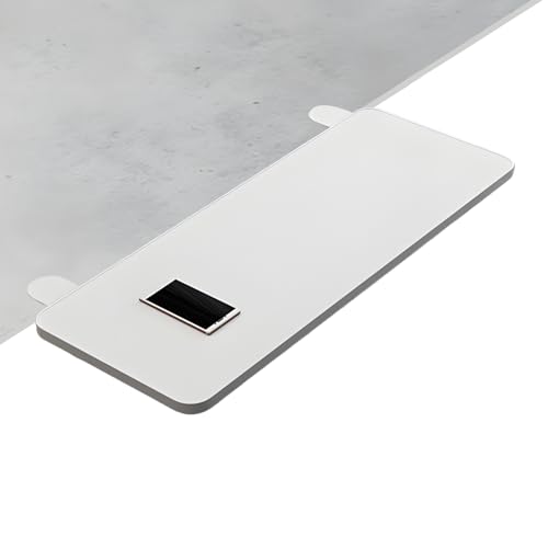 lcvtos Holz Schreibtischverlängerung, 2 IN 1 Armlehnenregal&Tastaturablage, Stanzfreie Klemme für Unterarmstütze/Armlehne/Computer-Ellenbogen-Armstütze (Größe: 75x25cm) von lcvtos