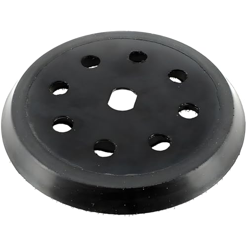 Lcyen Stützteller Klett Schleifteller 125mm für Black & Decker Schleifteller Exzenterschleifer KA190 S E, BD190 S E, SPEC375, 797157-01, 8 Loch Schleifteller, Klett-Ersatz-Schleifteller von lcyen