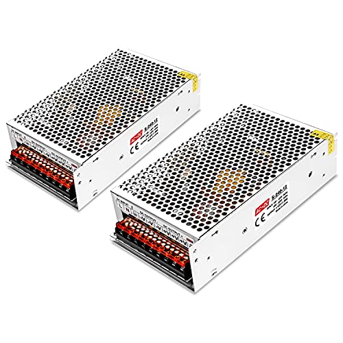 LEDMO 2 Stücke 12V 20A Netzteil Adapter Transformator für LED Streifen Lichter, AC/DC Schaltnetzteil, Schaltwandler AC 100 V / 240 V-DC-12V Power Supply Schaltmodus 20A Leistungswandler 240W LEDMO 2 Stücke 12V 20A Netzteil Adapter Transformator für LED Streifen Lichter, AC/DC Schaltnetzteil, Schaltwandler AC 100 V / 240 V-DC-12V Power Supply Schaltmodus 20A Leistungswandler 240W von ledmo