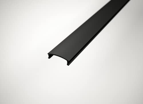 2m Abdeckung Schwarz für ALU LED Profil AUFBAU-H. (2m Abdeckung Schwarz) von ledomec