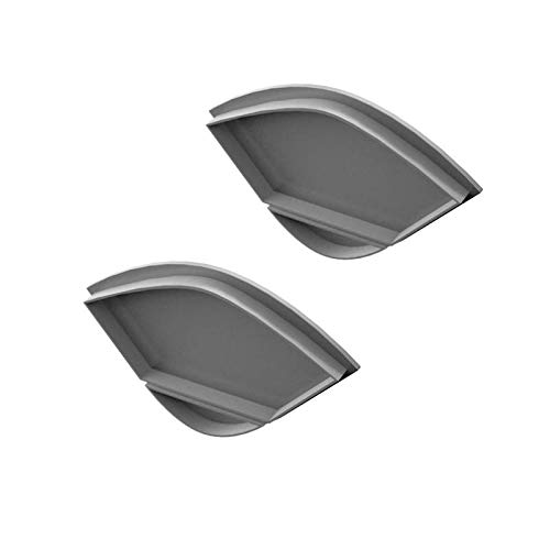 LED Eckprofil ECKE-30 Aluminium Silber für LED Streifen inkl. Abdeckung klar, für LED Bänder bis max. 20mm Montage Leiste (2er Set Endkappen) von ledomec