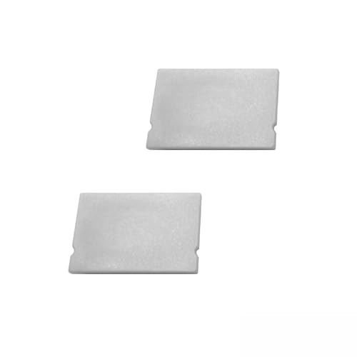 ledomec 2er Set Endkappen Silber für LED Profil AUFBAU-17 Flach ledomec 2er Set Endkappen Silber für LED Profil AUFBAU-17 Flach von ledomec