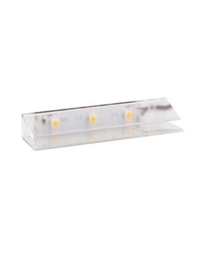 ledomec LED Glasbodenbeleuchtung 1 Clip (kaltweiß 6000K, ohne Zubehör) von ledomec