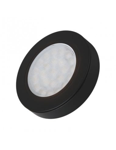 ledomec Oval LED EInbau oder Unterbauleuchte 12V 2W (schwarz, warmweiß (3000K)) von ledomec