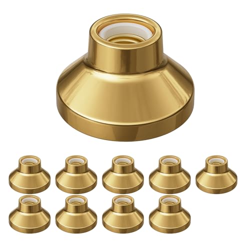 ledscom.de 10 Stück Deckenleuchte/Lampenfassung ELEKTRA, Porzellan, gold glänzend, 1x E27 max. 300W ledscom.de 10 Stück Deckenleuchte/Lampenfassung ELEKTRA, Porzellan, gold glänzend, 1x E27 max. 300W von ledscom.de