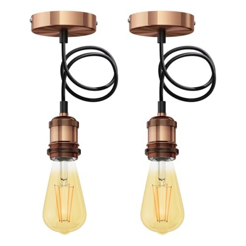 ledscom.de 2 Stück Vintage Pendelleuchte RETRA, bronze + LED Vintage gold max. 814lm extra-warmweiß 3-Stufen ledscom.de 2 Stück Vintage Pendelleuchte RETRA, bronze + LED Vintage gold max. 814lm extra-warmweiß 3-Stufen von ledscom.de